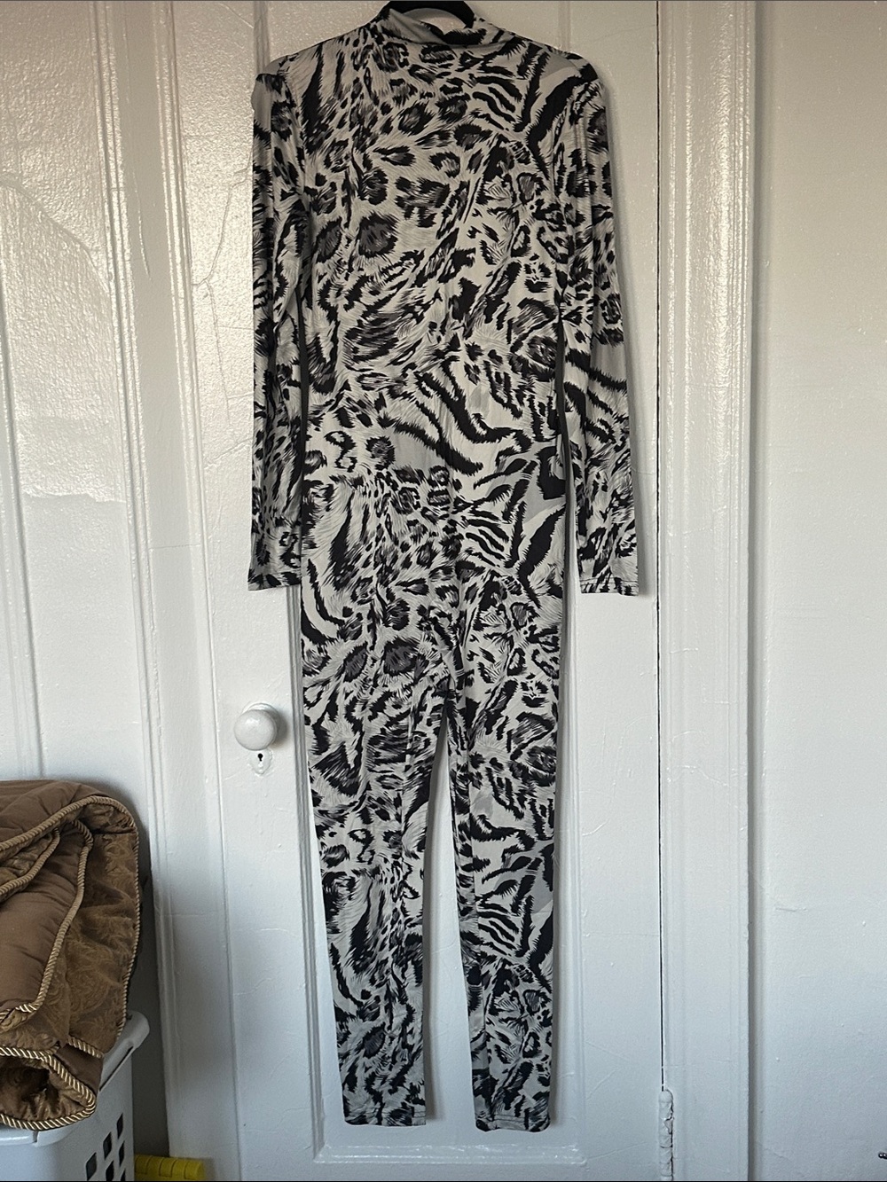 Black & White Animal Print Onesie